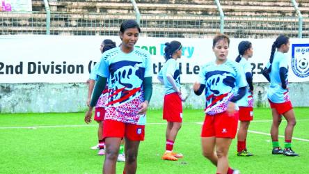 Rajshahi Stars continue training  ahead of AFC Women's League