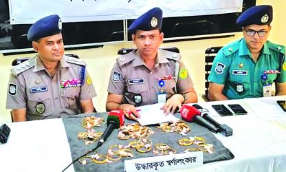 Over 99 bhori gold bangles stolen from Ctg shop recovered, 6 held