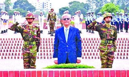 President Fakhrul pays tribute to  1971 martyrs