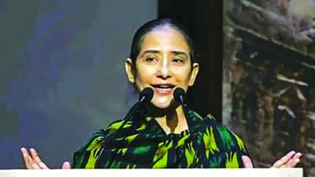 Manisha Koirala urges international community to support Nepal 