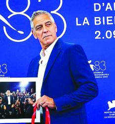 George Clooney tells Venice festival that AI threatens film and journalism