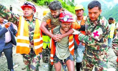 Two trapped tunnel workers rescued in Nepal \'miracle\'