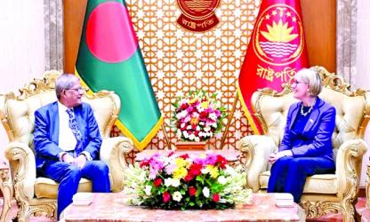 President seeks more UK support