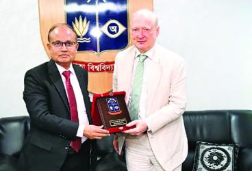 German Ambassador meets Dhaka University VC