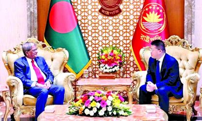 President seeks more Chinese investment, cooperation  in dignified  Rohingya return