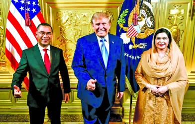 Tarique Rahman meets Donald Trump 