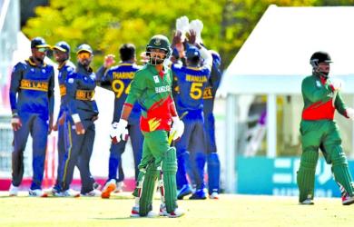 Bangladesh denied bronze after  63-run defeat to Sri Lanka