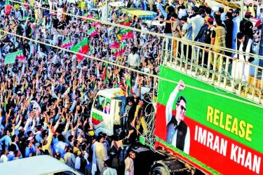 Pro-Imran Khan mass rally launched
