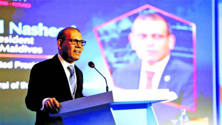 Climate-hit nations seek rightful due, not charity: Nasheed