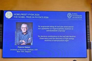 \'Ghost particle\' hunter Francis Halzen wins Nobel Physics Prize
