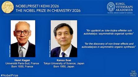 Kagan, Soai win  Nobel chemistry prize 