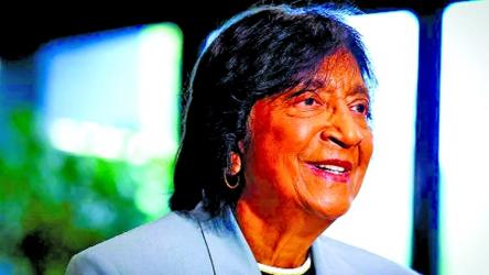 Nobel peace laureate Navi Pillay urges US to defend human rights
