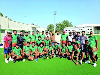 Bangladesh Hockey Team  continue practice in in Jalandhar