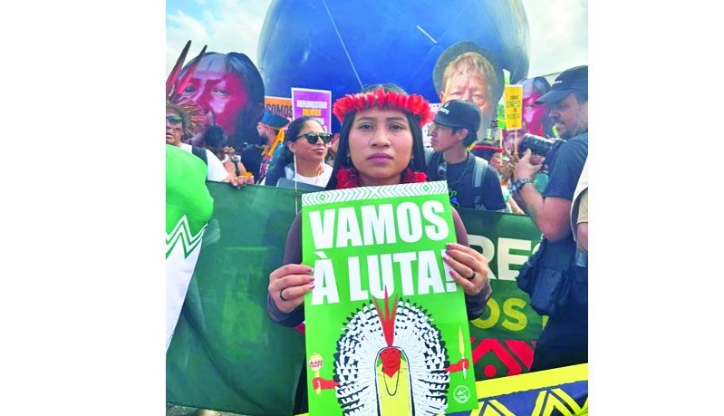 Thousands hit streets of Belém to call for action during Cop30 summit