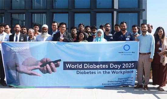 Evercare Hospital Chattogram Observes World Diabetes Day