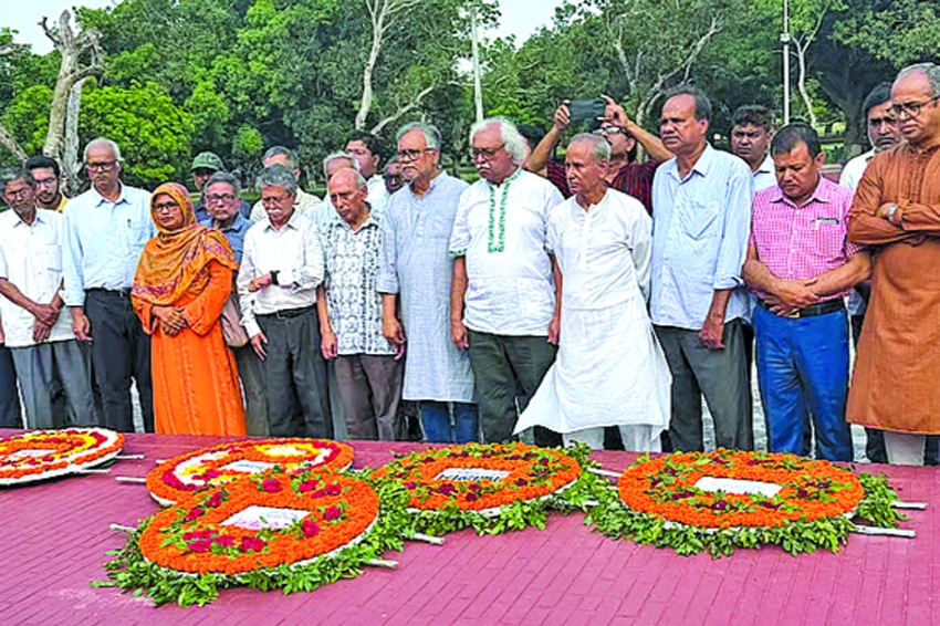 Civil society pays tribute at Mujibnagar