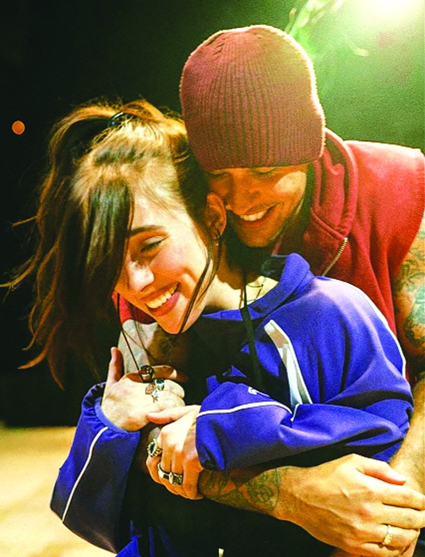 Billie Eilish joins Justin Bieber on stage