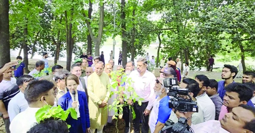 'Garden of Memory' tree-planting ceremony held in Dhaka