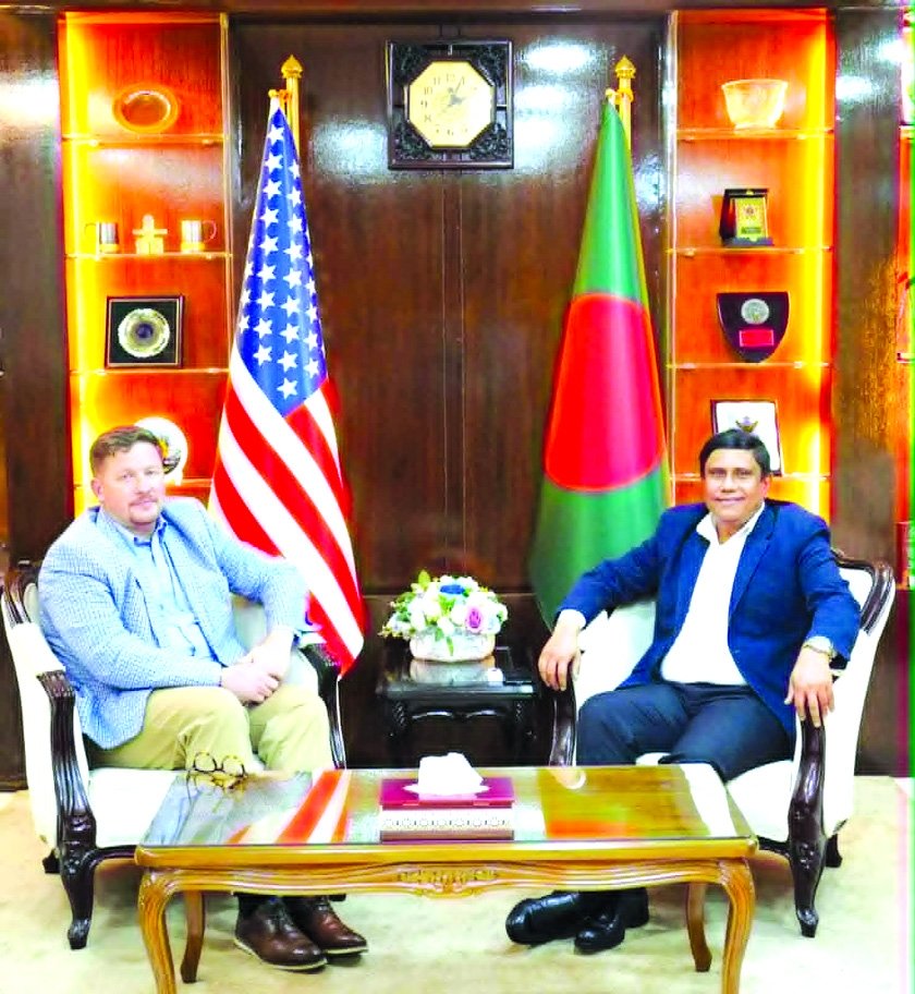 Courtesy meeting held between US delegates and Defence Adviser 