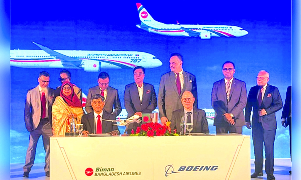 Biman, Boeing ink landmark deal