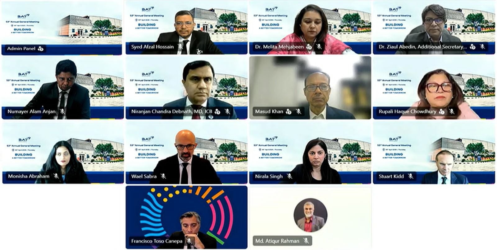 BAT Bangladesh holds 53rd AGM