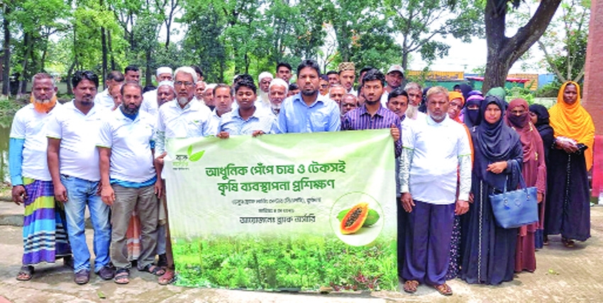 BRAC Nursery holds training on papaya cultivation in Cumilla