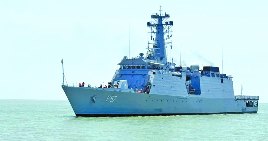 Reinforcing maritime synergy: Indian Navy ship IOS Sagar  docks in Ctg