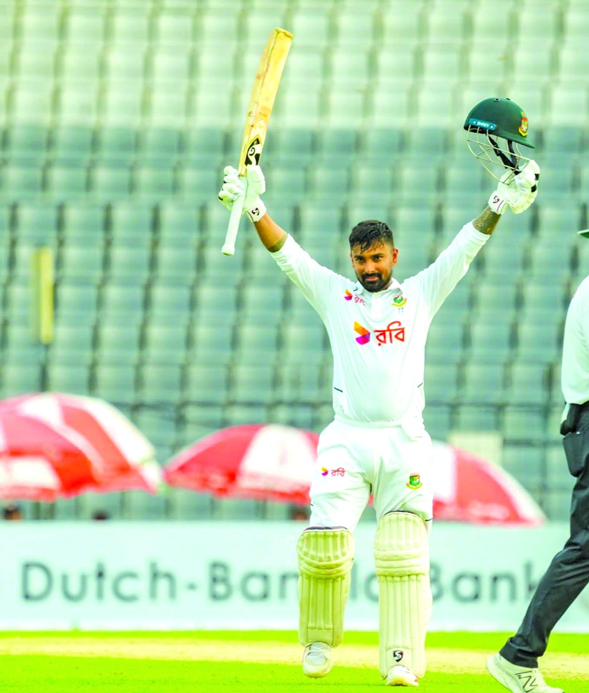 Litton ton leads Bangladesh fightback against Pakistan in second Test
