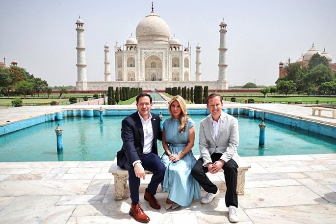 'True treasure of the world': Rubio hails Taj Mahal during visit