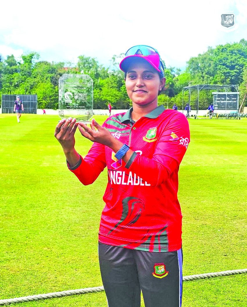 Tigresses register first victory in tri-series T20