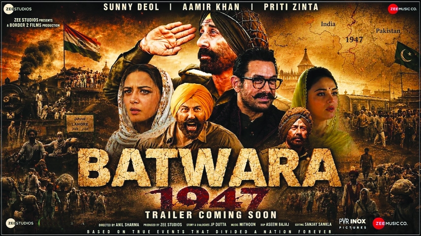 Sunny Deol's next film officially re-titled Batwara 1947