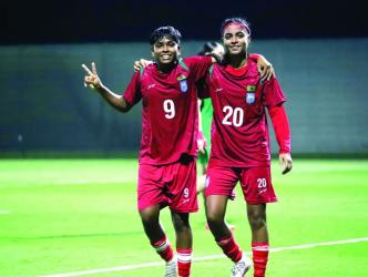 U-17 women's football team win first friendly match against Syria