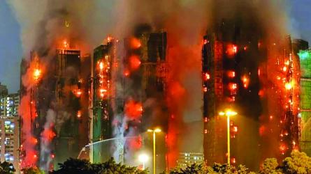 Hong Kong housing estate fire kills 13