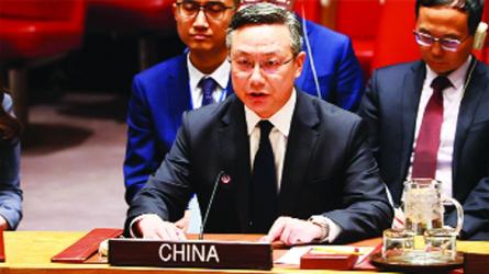 Combating crimes against humanity  must follow UN Charter: China