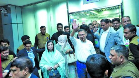 Tarique Rahman reaches Sylhet to begin election campaign