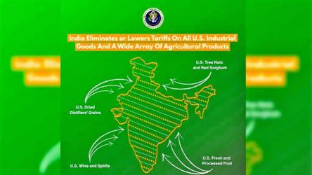 Trump map shows entire Kashmir as part of India
