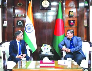 Pranay Verma meets Defence Adviser Shamsul Islam