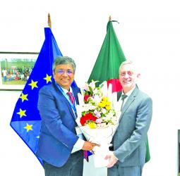Shoeb Chowdhury calls on EU Head of Delegation Michael Miller
