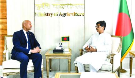 Canadian envoy meets agriculture minister