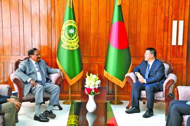 Chinese envoy meets Speaker