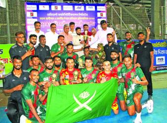 Bangladesh Army beat Air Force to clinch title