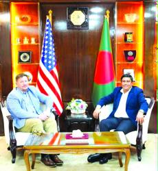 Courtesy meeting held between US delegates and Defence Adviser 