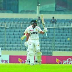 Rizwan, Salman lift Pakistan to 349-6 at tea