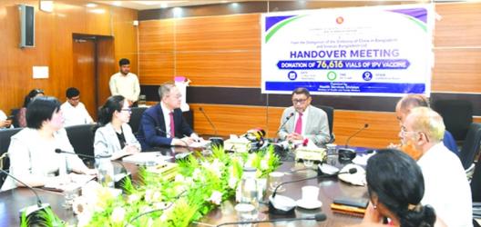 Sinovac Foundation donates 3.83 lakh doses of polio vaccine
