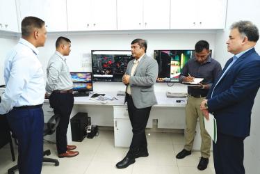 Defence Adviser inspects  ISPR office